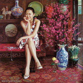 4-oil-painting-by-guan-zeju