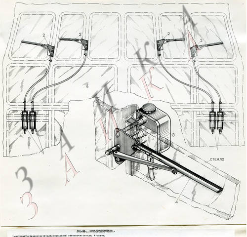 070 Ил-18-1 схема работы стеклоочистителей кабины копия