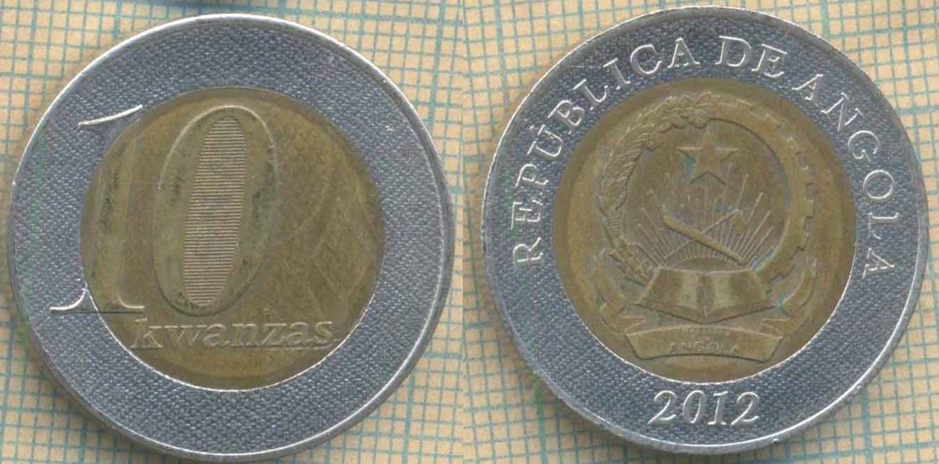 Ангола 10 кванза 2012 5065