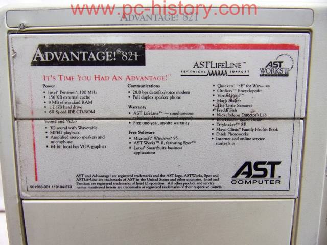 AST Advantage!821 6