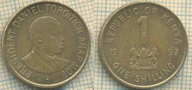 Кения 1 шиллинг 1997 4482