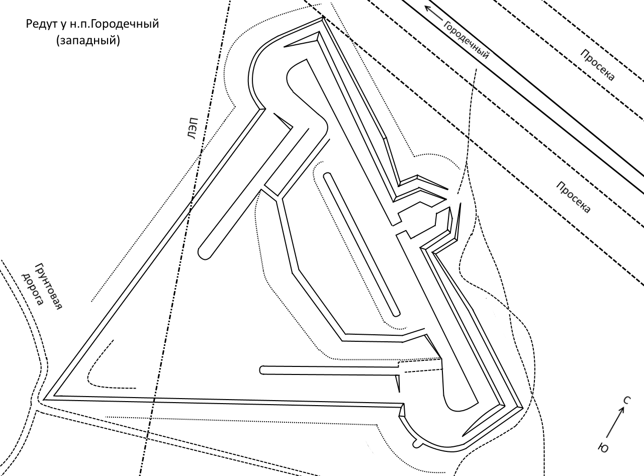 redoubt gorodechny west