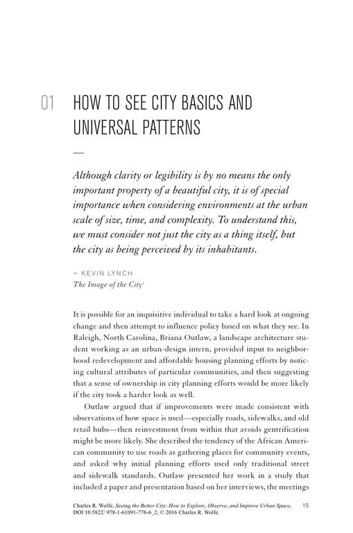 Wolfe Ch. R. - Seeing the Better City. How to Explore, Observe, and Improve Urban Space - 2017 34