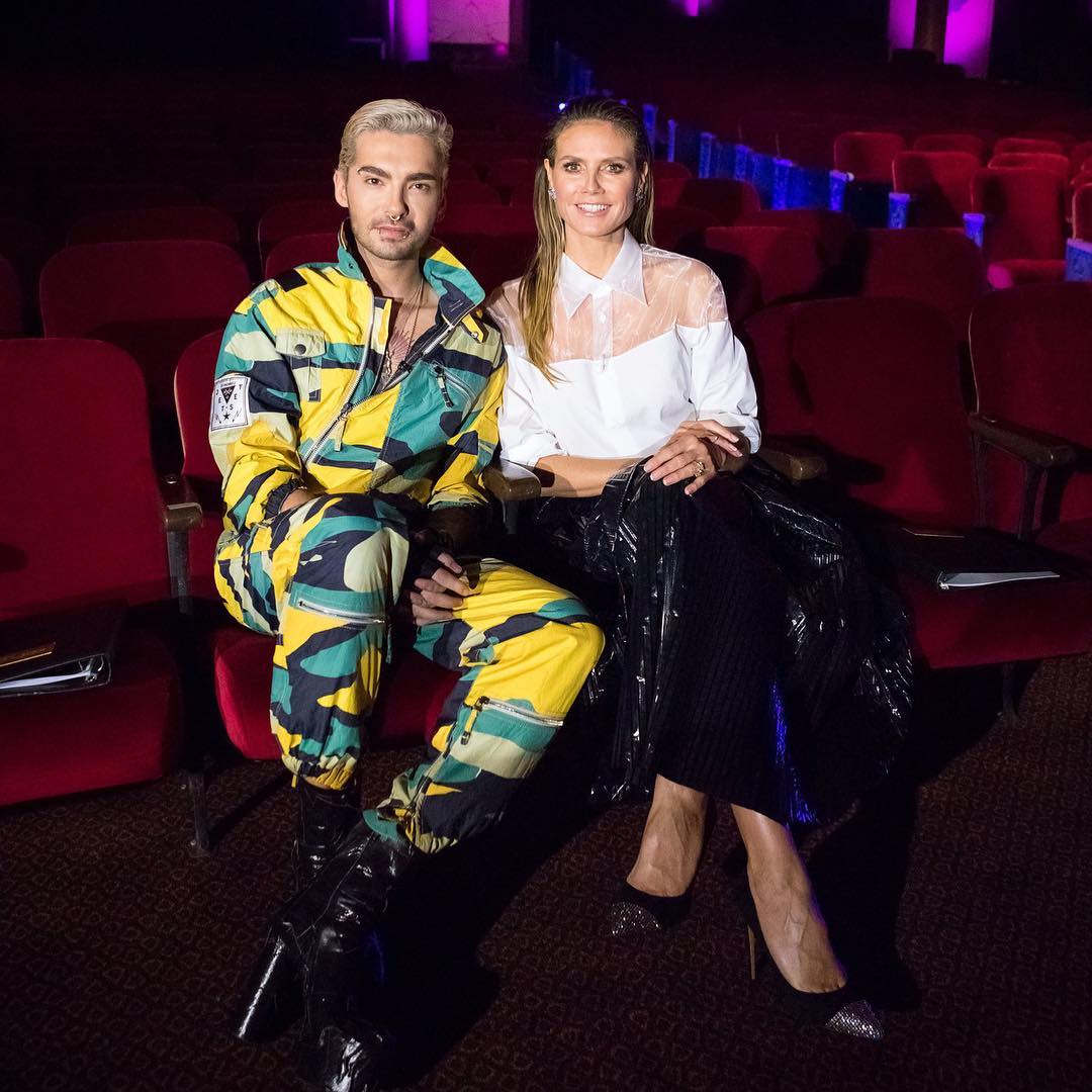 13.02.19 - Bill and Heidid Klum at Germany's Next Top Model, LA