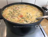 Суп с зелёной стручковой фасолью