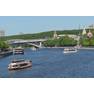 Кораблики на Москве-реке возле Андреевского монастыря. Фото Морошкина В.В.