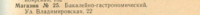 1960 спр. м-н № 25 Второго пищеторга