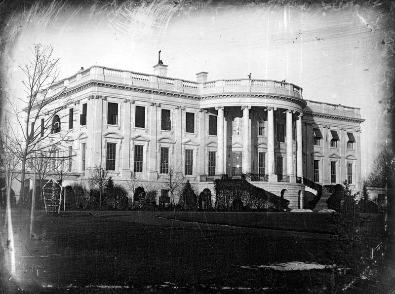 старое фото Белого дома
