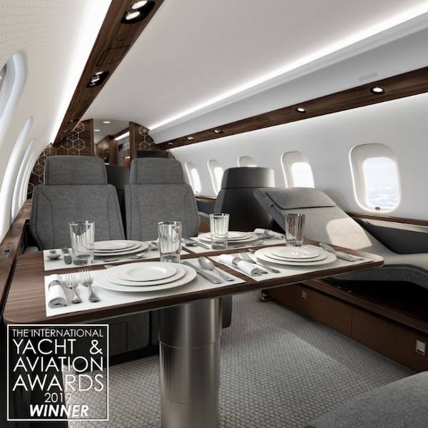 Top Design Award goes to Nuage Seating Collection on Bombardier Global ...