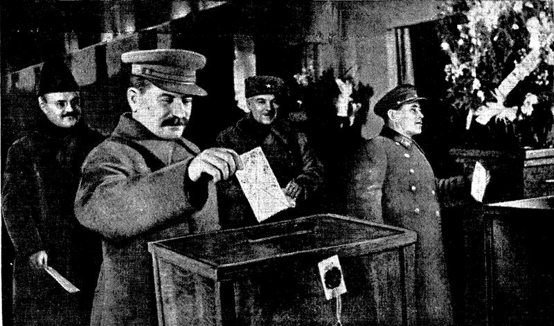 Иосиф Сталин на выборах (1937)