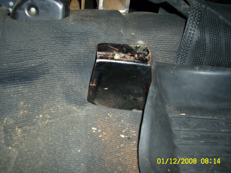 Замена сидений - 2 -1-Родной крепеж (на тоннеле)