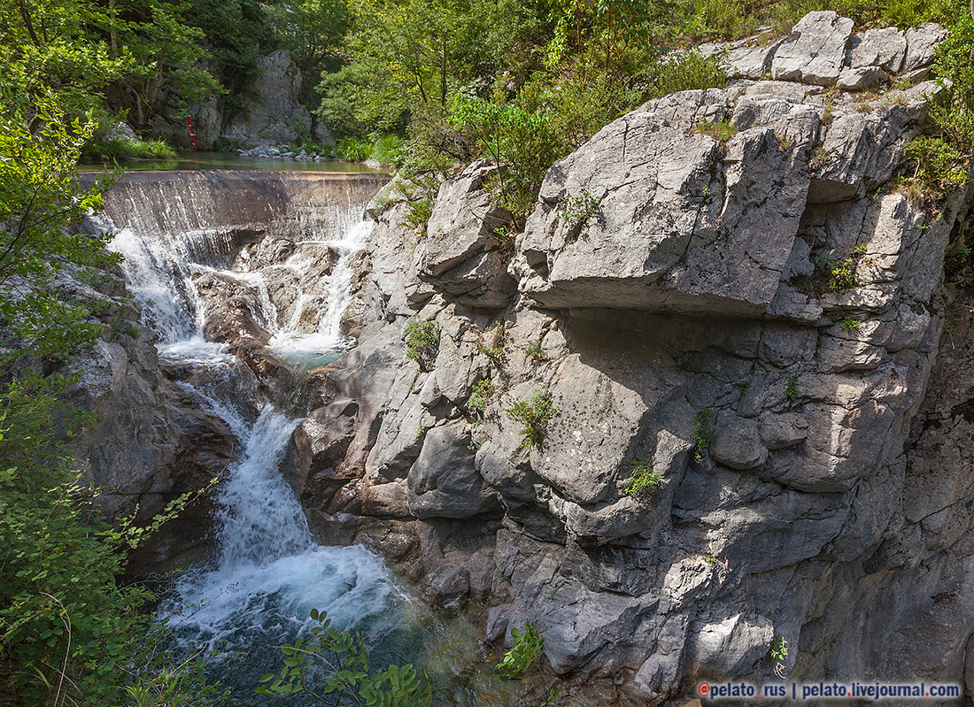 (С) Pelato Blog: pelato.livejournal.com Instagram: @pelato_rus ванны зевс zeus bath водопад waterfall греция энипеа река ущелье олимп enipea olimp olimpus greece македония makedonia