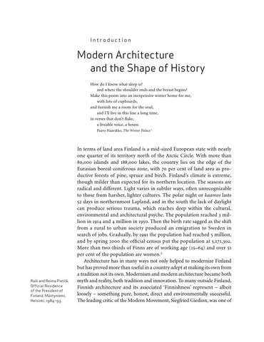 Connah R. - Finland - (Modern Architectures in History) - 2005 9