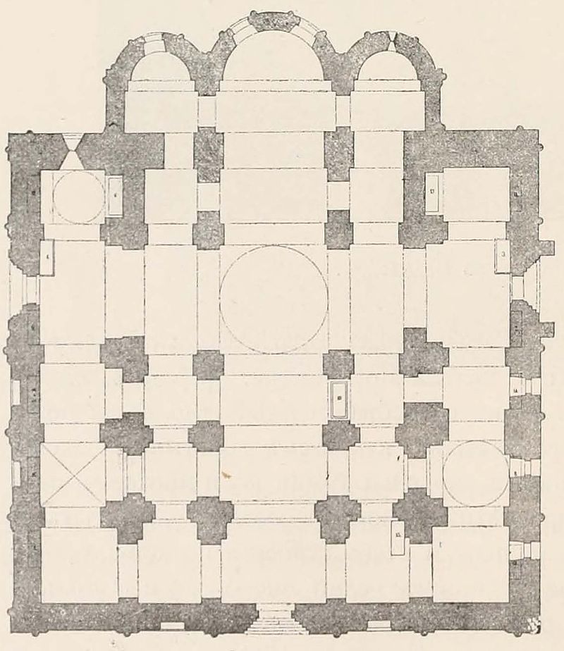 Assumption Cathedral in Vladimir (plan)