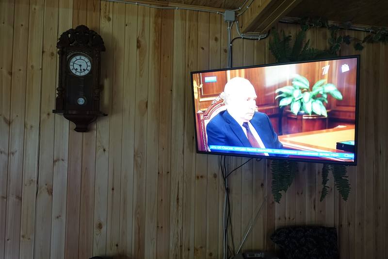 Путин в телеке Путин
