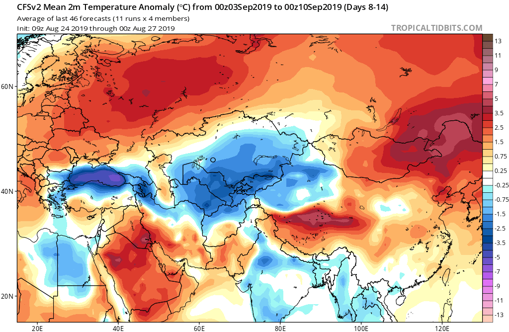 cfs-avg T2maMean asia 2