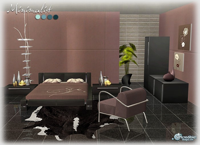 SIMcredible MINIMALIST bedroom