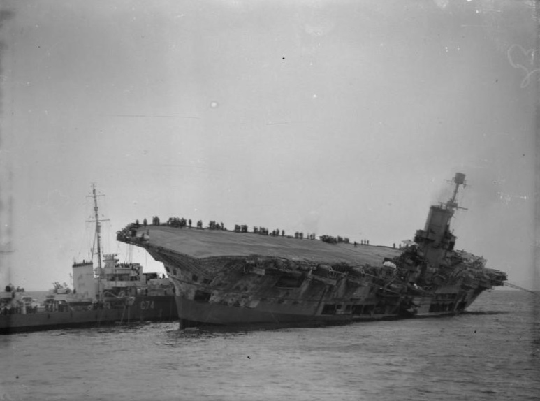 HMS Ark Royal sinking