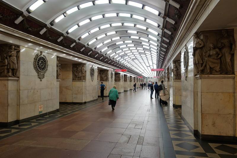 Станция метро нарвская санкт петербург фото