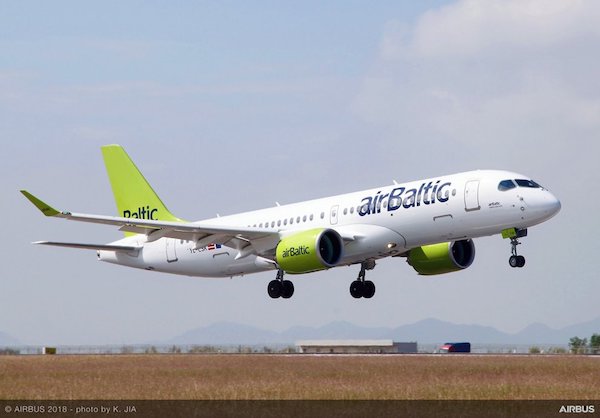 Airbus A220 demonstration tour of the Pacific region. Airbus has launched