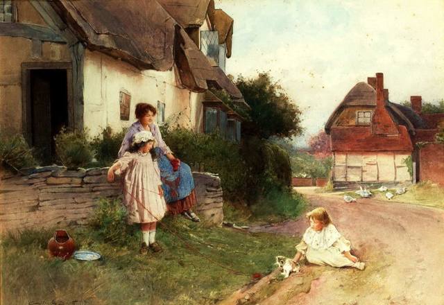 37 Carlton Alfred Smith (British, 1853-1946) - Welford on Avon