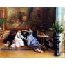 112 Gustave Leonard de Jonghe (1829-1893) - Визит во второй половине дня - The Afternoon Visit