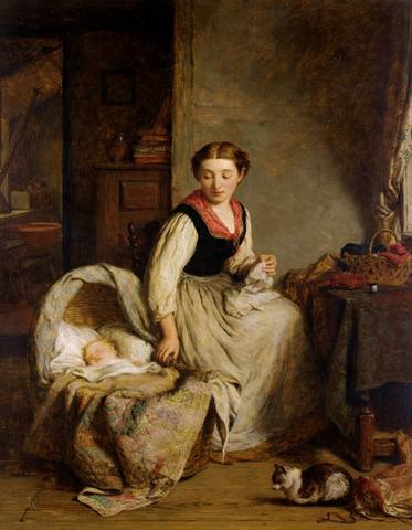 103 George Smith (BRITISH, 1829-1901) - LULLABY