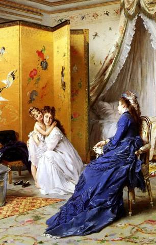 115 Gustave Leonard de Jonghe (1829-1893) - После ванны