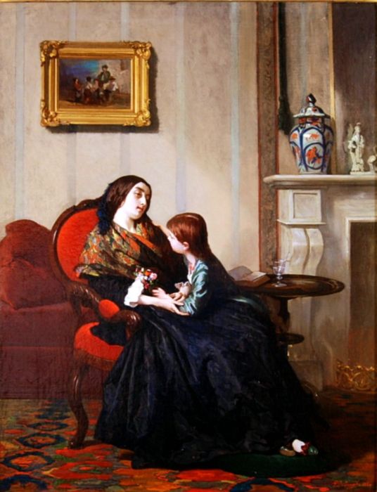 116 Gustave Leonard de Jonghe (1829-1893) - Цветы в подарок - A Gift of Flowers