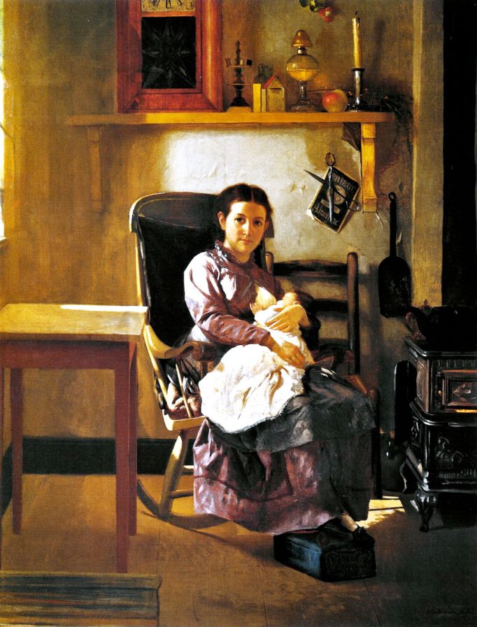 138 John George Brown - The Young Mother