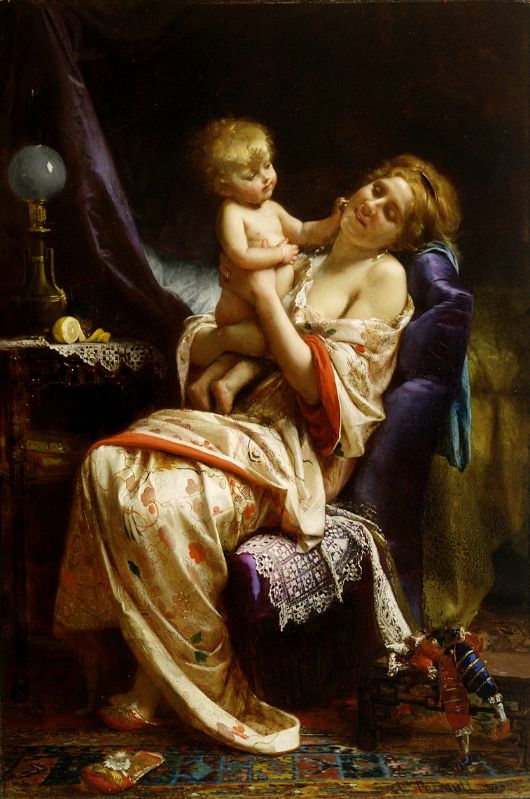 149 Leon Jean Basile Perrault - Maternity, 1873