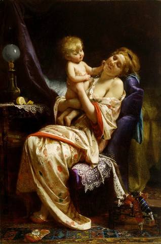 149 Leon Jean Basile Perrault - Maternity, 1873