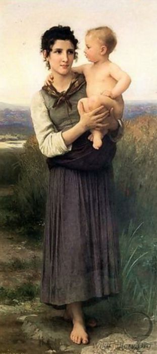 195 William-Adolphe Bouguereau (1825—1905) - Going to the Bath