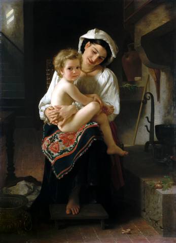 196 William-Adolphe Bouguereau (1825—1905) - Le Lever (Up You Go)