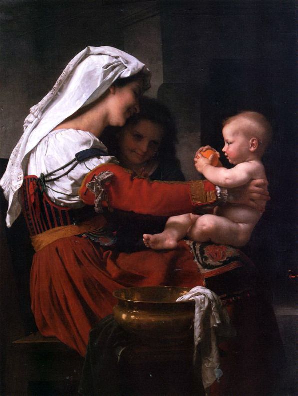 200 William-Adolphe Bouguereau (1825—1905) - Maternal Admiration