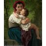 197 William-Adolphe Bouguereau (1825—1905) - le petit calin