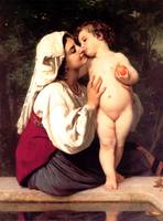 209 William-Adolphe Bouguereau (1825—1905) - Поцелуй, 1863 - Le Baiser (The Kiss)