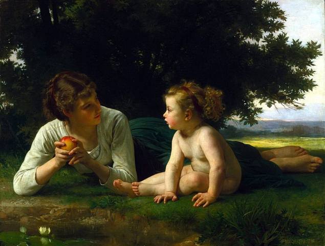 206 William-Adolphe Bouguereau (1825—1905) - Искушение