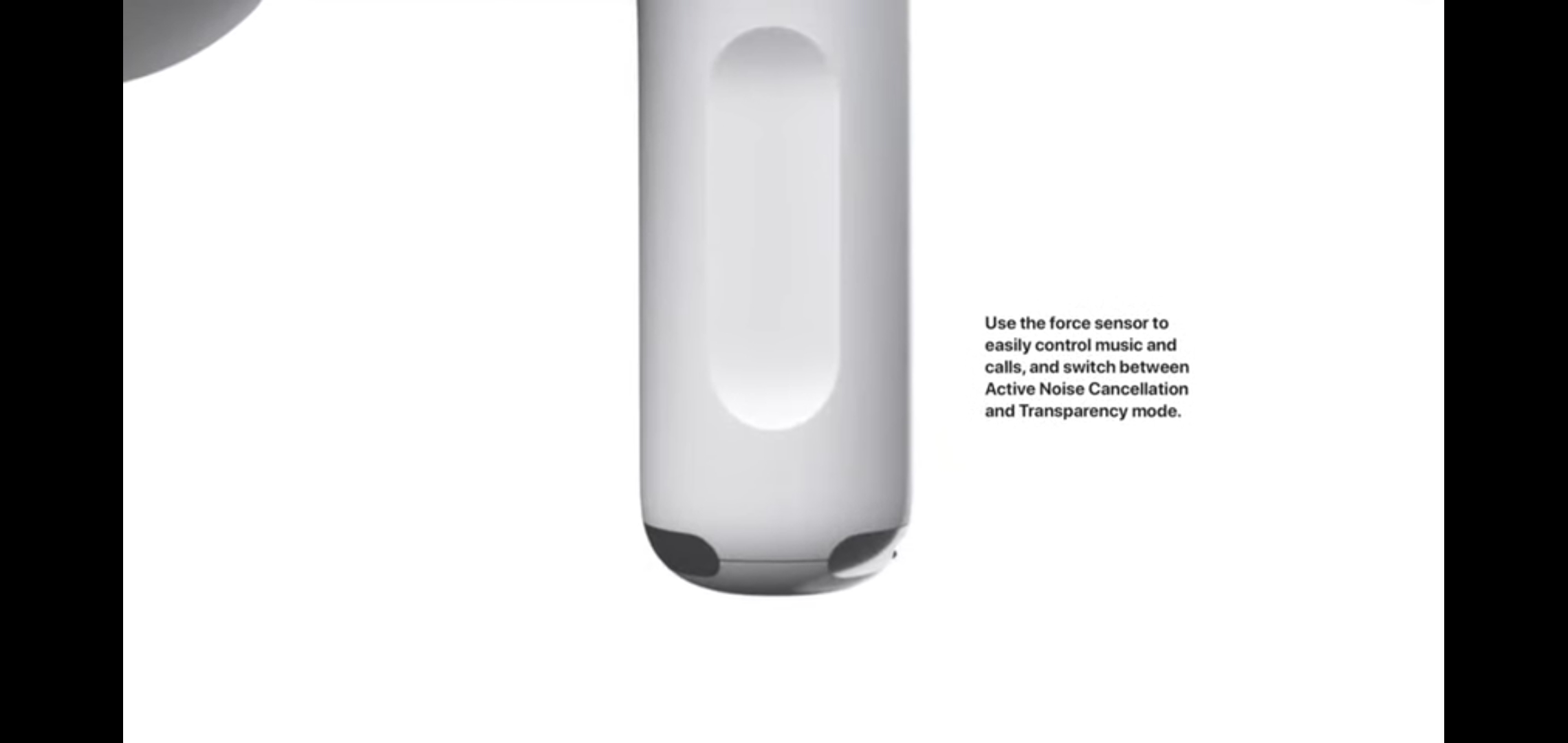 Airpods Pro - сензор за натиск