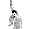 Freddie mercury rage pose