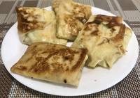 Блинные роллы с творогом и куриной грудкой