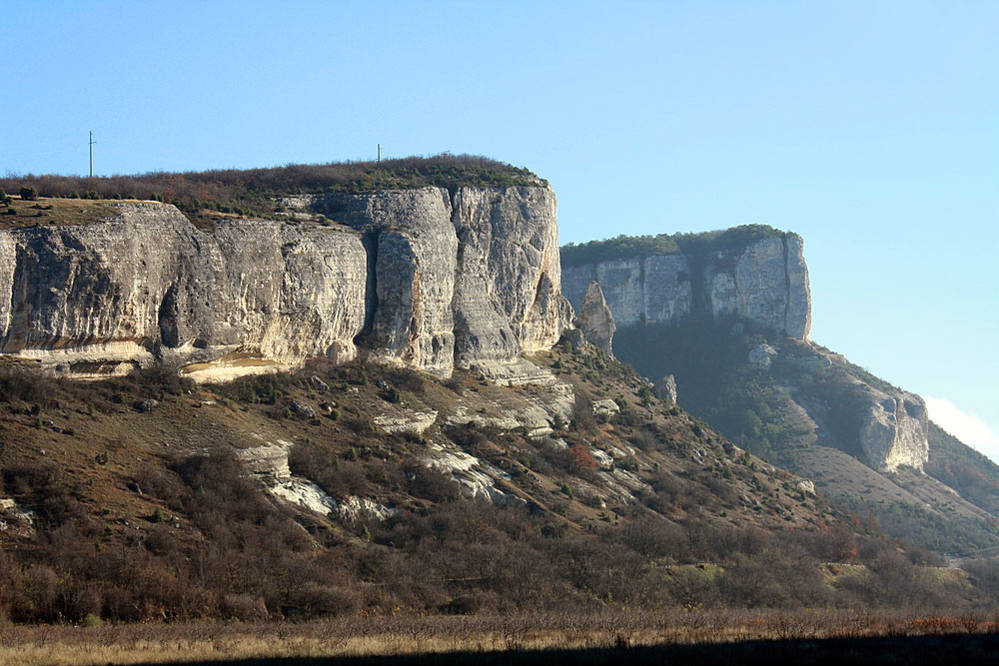 Бельбекский каньон карта