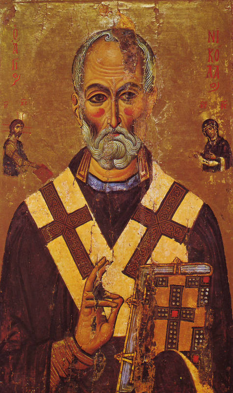 800px-St Nicholas Icon Sinai 13th century