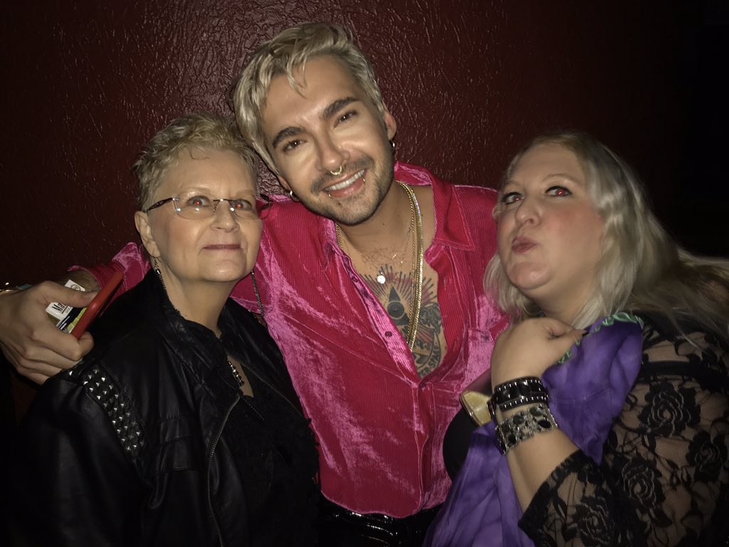 21.12.19 - Bill at Adam Lambert's concert in El Rey Theatre in LA