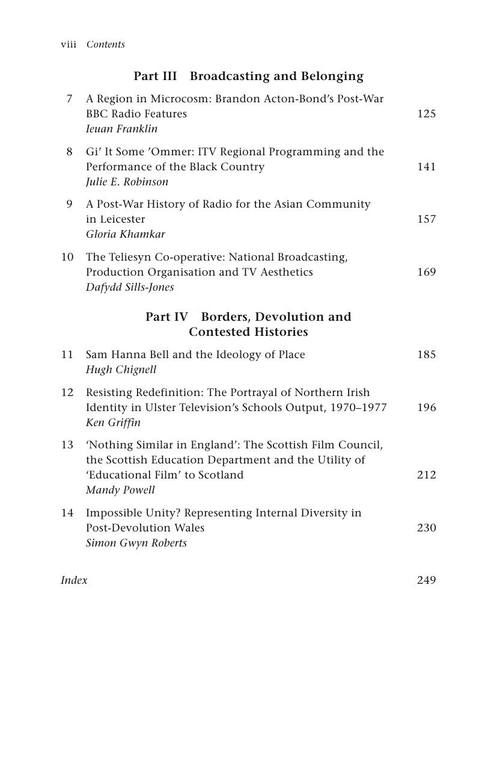 Franklin Ieuan, Chignell Hugh, Skoog Kristin (Edited) - Regional Aesthetics. Mapping UK Media Cultures - 2015 9