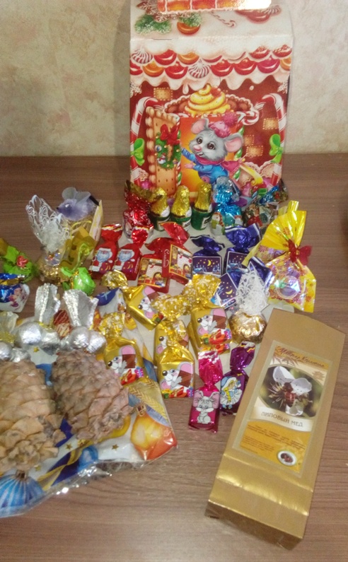конфеты и шишки