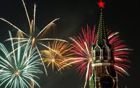 Салют над кремлем