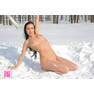 Naked Irene in the snow 6