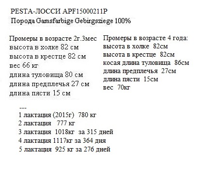 Pesta-Лосси анк ЛПХ Смирновских