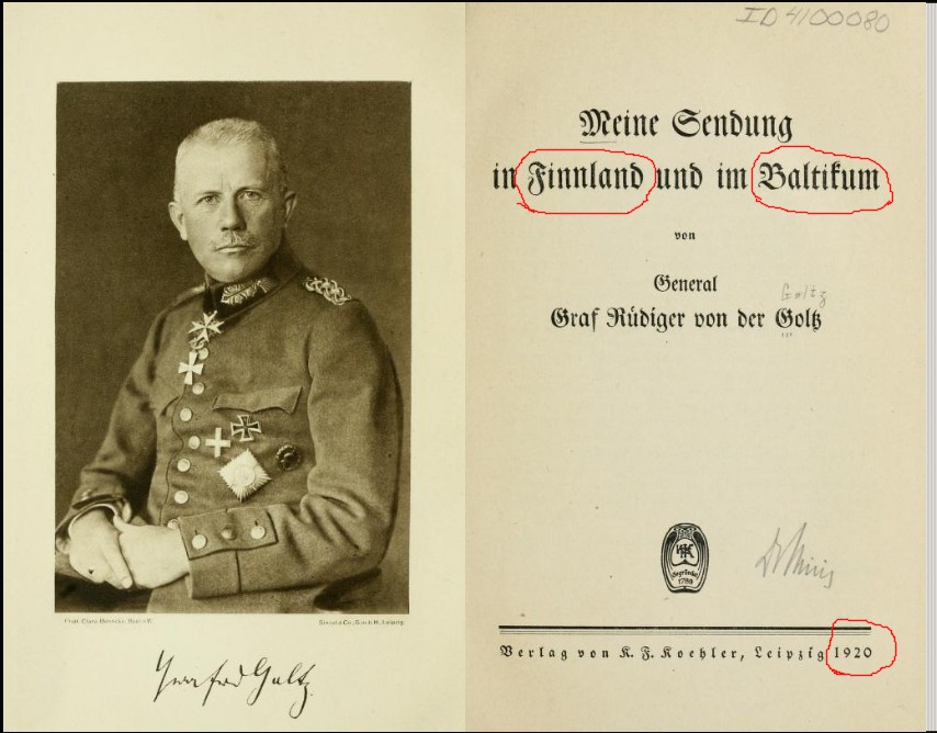 Von der. Рюдигер фон дер Гольц 1919. Фон дер Гольц моя миссия в Финляндии и Прибалтике Рюдигер. "Рюдигер Граф фон дер Гольц". Рюдигер фон дер Гольц биография.